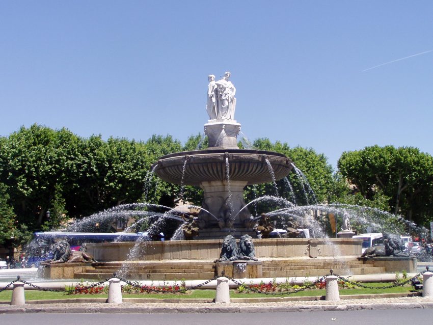 Fontaine de la Rotonde Aix en Provence