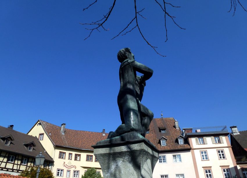 Fountain of the Minnesinger of Montfort