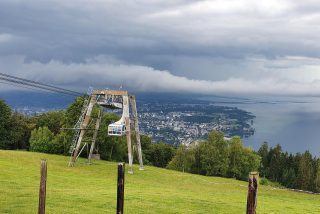 Cable car overlooking Bregenz