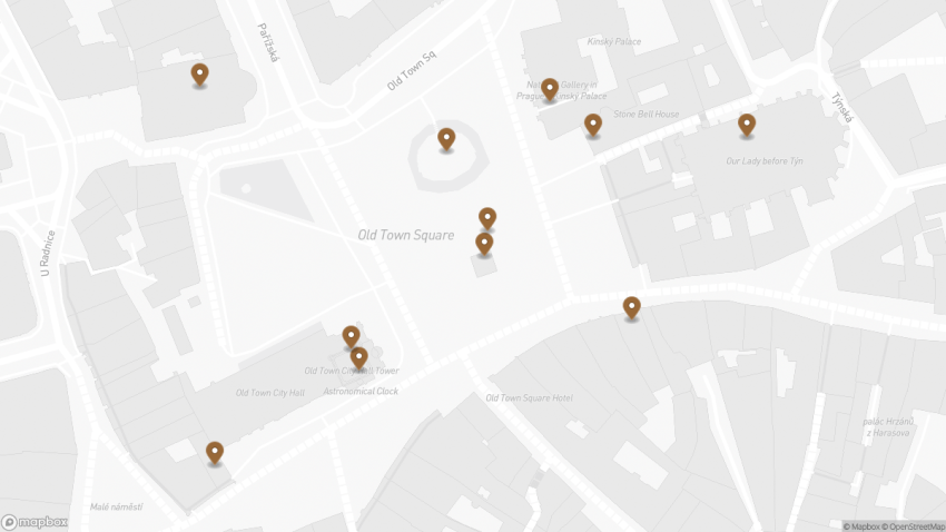 Map of the Prague’s Old Town Square: Must-See Sights, History & Tips walking route with 11 stops in Prague.