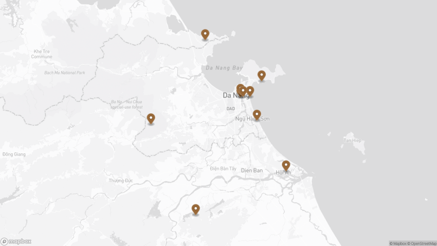 Map of the Must-Do Da Nang: An Insider’s Guide to Top Things to See & Do walking route with 10 stops in Da Nang.