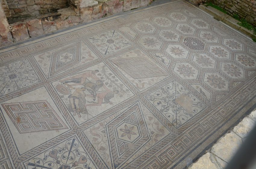 Floor Mosaic The Punishment of Dirce