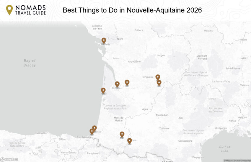 Map of the Best Things to Do in Nouvelle-Aquitaine: Top Attractions & Hidden Gems walking route with 10 stops in Nouvelle-Aquitaine.