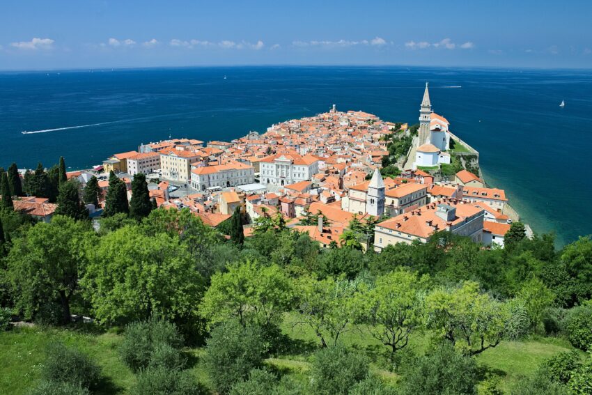 View of Piran from the Ramparts