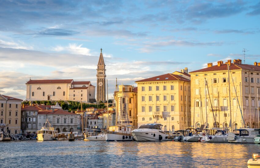 View overlooking Piran Port