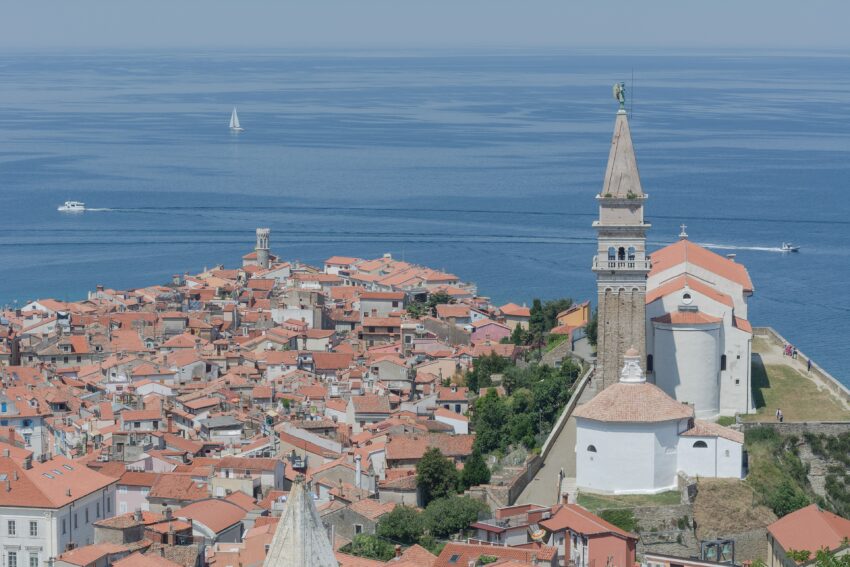 View of St. Georges Cathedral from city walls
