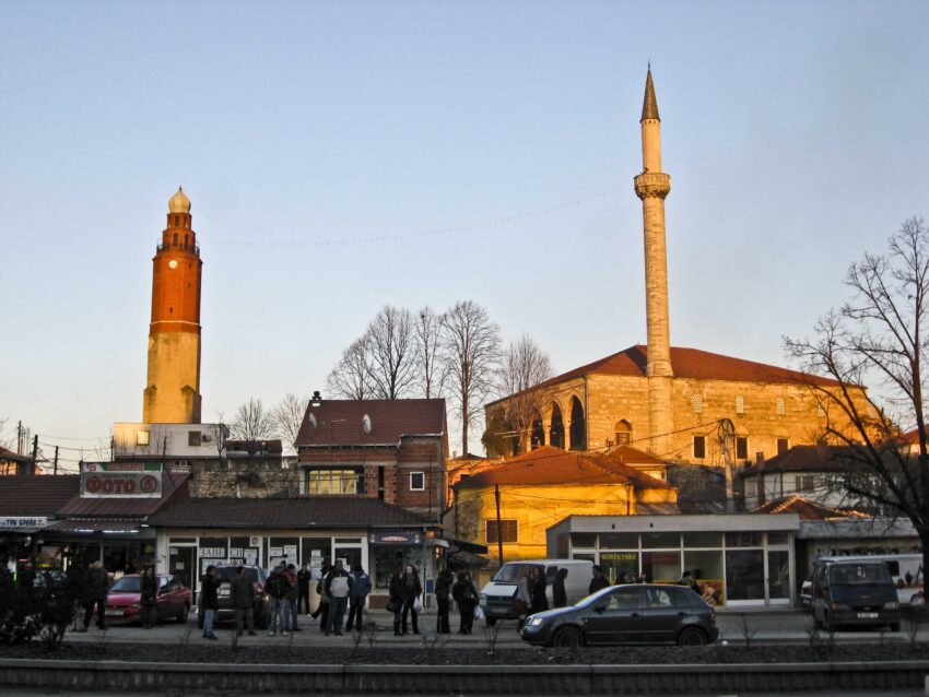 Sultan Murad Mosque and The Clock Tower